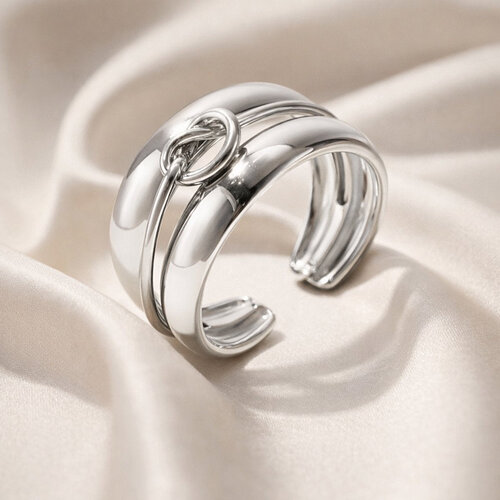 Lundholm Lundholm Helena Ring Dames Infinity Goudkleurig / Zilverkleurig – Premium Stainless Steel – Verstelbare Ring One Size – Helena Serie – Cadeau voor Vrouw – Scandinavisch Design Lundholm Lundholm Helena Ring Dames Infinity Goudkleurig / Zilverkleurig – Premium Stainless Steel – Verstelbare Ring One Size – Helena Serie – Cadeau voor Vrouw – Scandinavisch Design