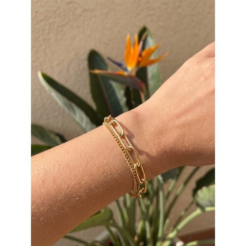 Lundholm Lundholm Nicola Armband Dames Goudkleurig – Premium Stainless Steel Jewellery – Dubbele Schakelarmband met Bedel – Nicola Serie – Vrouwen Cadeautjes – Verjaardag Cadeautje – Scandinavisch Design Lundholm Lundholm Nicola Armband Dames Goudkleurig – Premium Stainless Steel Jewellery – Dubbele Schakelarmband met Bedel – Nicola Serie – Vrouwen Cadeautjes – Verjaardag Cadeautje – Scandinavisch Design