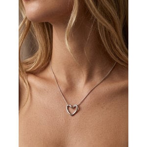 Lundholm Beryl – Ketting met Hart Hanger – Zilverkleurig Lundholm Beryl – Ketting met Hart Hanger – Zilverkleurig