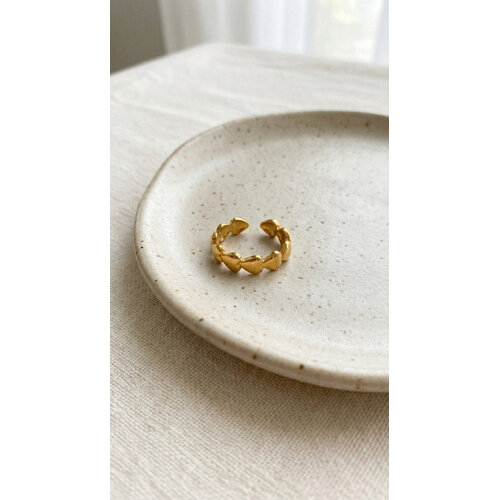 Lundholm Lundholm Ceylin Ring Dames Goudkleurig met Hartjes – Minimalistische Ring – Premium Stainless Steel Verguld – Verstelbare Ring One Size – Ceylin Serie – Cadeau voor Haar Lundholm Lundholm Ceylin Ring Dames Goudkleurig met Hartjes – Minimalistische Ring – Premium Stainless Steel Verguld – Verstelbare Ring One Size – Ceylin Serie – Cadeau voor Haar
