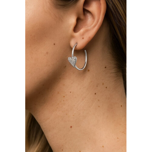 Lundholm Lundholm Arina Oorringen Dames Goudkleurig / Zilverkleurig – Premium Stainless Steel – Creole Hoops met Hartje & Strass – Arina Serie – Cadeau voor Haar Lundholm Lundholm Arina Oorringen Dames Goudkleurig / Zilverkleurig – Premium Stainless Steel – Creole Hoops met Hartje & Strass – Arina Serie – Cadeau voor Haar