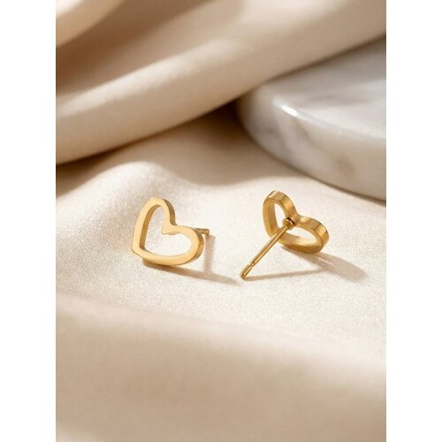 Lundholm Lundholm Alma Oorknopjes Dames Hartje Goudkleurig – Premium Stainless Steel Gold Plated – Kleine Open Hartjes Oorbellen – Alma Serie – Vrouwen Cadeautjes – Scandinavisch Design Lundholm Lundholm Alma Oorknopjes Dames Hartje Goudkleurig – Premium Stainless Steel Gold Plated – Kleine Open Hartjes Oorbellen – Alma Serie – Vrouwen Cadeautjes – Scandinavisch Design