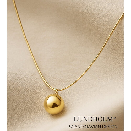 Lundholm Lundholm Bora Zwangerschapsketting Goudkleurig – Premium Stainless Steel Gold Plated – Bola Ketting met Rustgevend Geluid – 80 + 7 cm Verstelbaar – Waterproof & Hypoallergeen – Cadeau voor Zwangere Vrouw – Babyshower Lundholm Lundholm Bora Zwangerschapsketting Goudkleurig – Premium Stainless Steel Gold Plated – Bola Ketting met Rustgevend Geluid – 80 + 7 cm Verstelbaar – Waterproof & Hypoallergeen – Cadeau voor Zwangere Vrouw – Babyshower