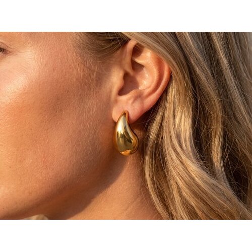 Lundholm Lundholm Hazel Oorbellen Dames Goudkleurig – Statement Druppel Oorbellen Groot – Premium Stainless Steel PVD Gold Plated – Hazel Serie – Cadeau voor Haar – Scandinavisch Design Lundholm Lundholm Hazel Oorbellen Dames Goudkleurig – Statement Druppel Oorbellen Groot – Premium Stainless Steel PVD Gold Plated – Hazel Serie – Cadeau voor Haar – Scandinavisch Design