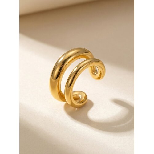 Lundholm Lundholm Lize Earcuff Dames Goudkleurig – Dubbel Gebogen Oorklem zonder Gaatje – Premium Stainless Steel PVD Gold Plated – Lize Serie – Scandinavisch Design Lundholm Lundholm Lize Earcuff Dames Goudkleurig – Dubbel Gebogen Oorklem zonder Gaatje – Premium Stainless Steel PVD Gold Plated – Lize Serie – Scandinavisch Design
