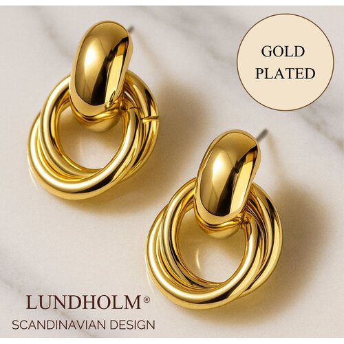 Lundholm Lundholm Lundby Oorstekers Dames Goudkleurig / Zilverkleurig – Premium Stainless Steel Jewellery – Classy Statement Oorbellen 1,8 x 1,5 cm – Lundby Serie – Cadeau voor Haar – Scandinavisch Design Lundholm Lundholm Lundby Oorstekers Dames Goudkleurig / Zilverkleurig – Premium Stainless Steel Jewellery – Classy Statement Oorbellen 1,8 x 1,5 cm – Lundby Serie – Cadeau voor Haar – Scandinavisch Design