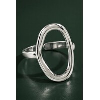 Floortje – Verstelbare Ovale Ring Dames