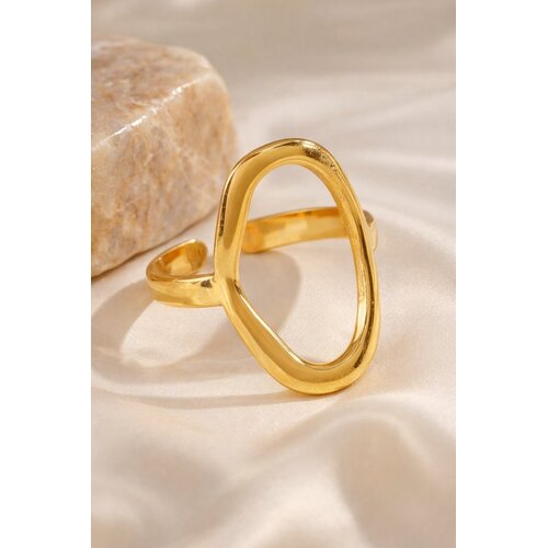 Lundholm Lundholm Floortje Ring Dames Zilverkleurig / Goudkleurig – Geometrische Ovale Open Ring – Premium Stainless Steel Jewellery – Verstelbare Statement Ring One Size – Floortje Serie – Cadeau voor Vrouw – Scandinavisch Design Lundholm Lundholm Floortje Ring Dames Zilverkleurig / Goudkleurig – Geometrische Ovale Open Ring – Premium Stainless Steel Jewellery – Verstelbare Statement Ring One Size – Floortje Serie – Cadeau voor Vrouw – Scandinavisch Design