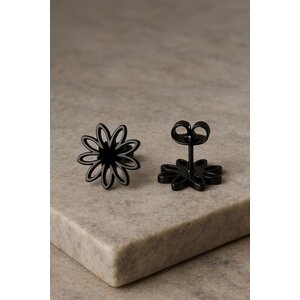 Lundholm Ingrid – Blumen-Ohrstecker Damen – Schwarz Lundholm Ingrid – Blumen-Ohrstecker Damen – Schwarz