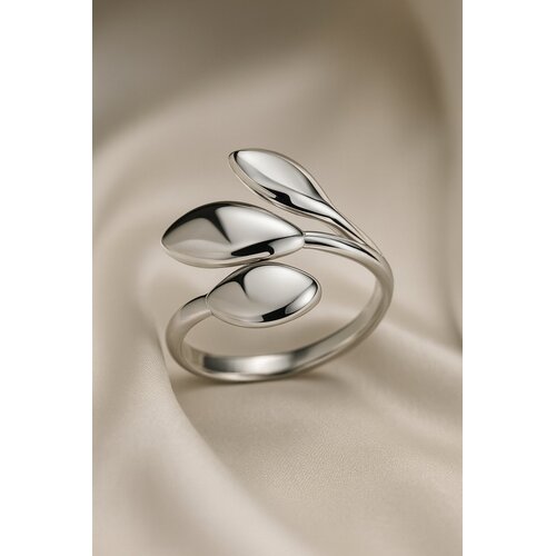 Lundholm Lundholm Vilma Ring Dames Zilverkleurig met Blaadjes – Premium Stainless Steel – Verstelbare Statement Ring One Size – Vilma Serie – Cadeau voor Haar – Scandinavisch Design Lundholm Lundholm Vilma Ring Dames Zilverkleurig met Blaadjes – Premium Stainless Steel – Verstelbare Statement Ring One Size – Vilma Serie – Cadeau voor Haar – Scandinavisch Design
