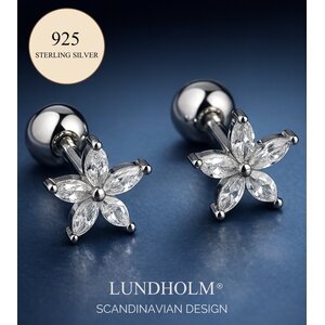 Lundholm Nala – Bloem Oorknopjes Dames – Zilveren (S925) Lundholm Nala – Bloem Oorknopjes Dames – Zilveren (S925)