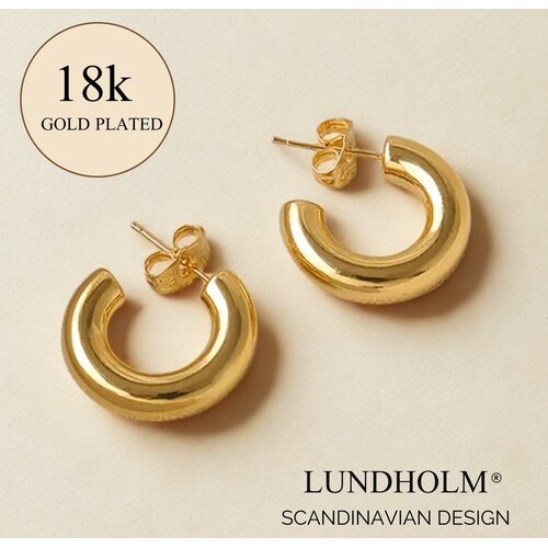 Lundholm Elise – Ronde Chunky Oorbellen 2 cm – Goudkleurig Lundholm Elise – Ronde Chunky Oorbellen 2 cm – Goudkleurig