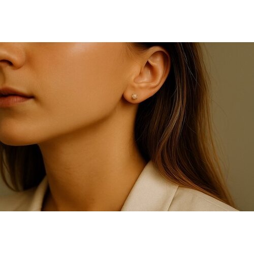 Lundholm Elvia – Perlen-Look Ohrstecker Damen – Goldfarben Lundholm Elvia – Perlen-Look Ohrstecker Damen – Goldfarben