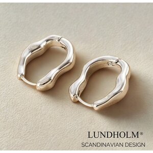 Lundholm Lola – Creolen Damen – Silberfarben