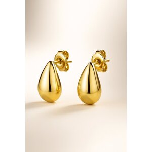 Lundholm Lundholm Oorknopjes Dames Goudkleurig - Premium Stainless Steel Gold Plated - Luxe Druppel Oorbellen (1.35 cm) - Elegant Cadeau Vrouw Kerst - Luxe Geschenkverpakking Lundholm Lundholm Oorknopjes Dames Goudkleurig - Premium Stainless Steel Gold Plated - Luxe Druppel Oorbellen (1.35 cm) - Elegant Cadeau Vrouw Kerst - Luxe Geschenkverpakking