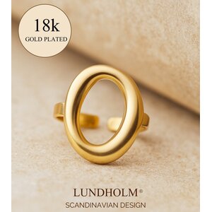 Lundholm Nadine – Statement Ring Dames Verstelbaar – Goudkleurig Lundholm Nadine – Statement Ring Dames Verstelbaar – Goudkleurig