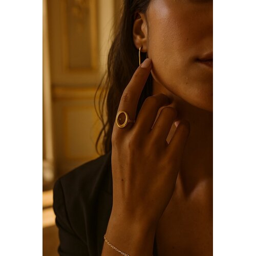 Lundholm Nadine – Adjustable Statement Ring for Women – Gold-Tone Lundholm Nadine – Adjustable Statement Ring for Women – Gold-Tone