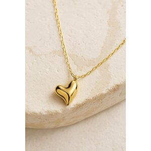 Lundholm Lundholm Ketting Dames Goudkleurig Hartje Hanger – Premium Stainless Steel – Lange Ketting met Chunky Hart Hanger – 85 + 7 cm – Statement Sieraad – Luxe Geschenkverpakking Lundholm Lundholm Ketting Dames Goudkleurig Hartje Hanger – Premium Stainless Steel – Lange Ketting met Chunky Hart Hanger – 85 + 7 cm – Statement Sieraad – Luxe Geschenkverpakking