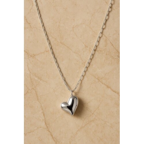 Lundholm Lundholm Ketting Dames Zilverkleurig – Premium Stainless Steel – Lange Ketting met Chunky Hart Hanger – 85 + 7 cm – Statement Sieraad – Luxe Geschenkverpakking Lundholm Lundholm Ketting Dames Zilverkleurig – Premium Stainless Steel – Lange Ketting met Chunky Hart Hanger – 85 + 7 cm – Statement Sieraad – Luxe Geschenkverpakking