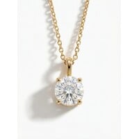 Rosalie – Ketting met Zirkonia Hanger – Goudkleurig