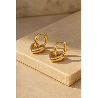 Lucy – Earrings – Stainless Steel – Gold-Tone