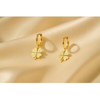 Esmara – Klavertjevier Oorbellen Dames – Goudkleurig