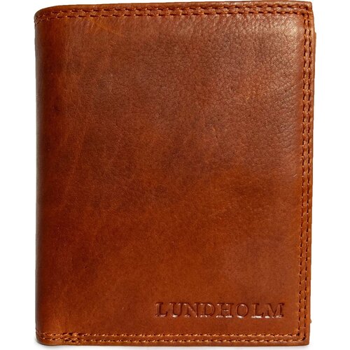 Lundholm Billfold Heren Portemonnee Vintage Leer met RFID – Cognac Lundholm Billfold Heren Portemonnee Vintage Leer met RFID – Cognac