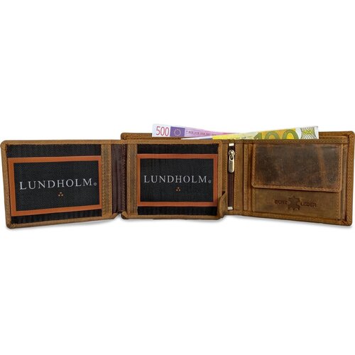 Lundholm Hunter – Slim Men's Wallet – Brown Lundholm Hunter – Slim Men's Wallet – Brown