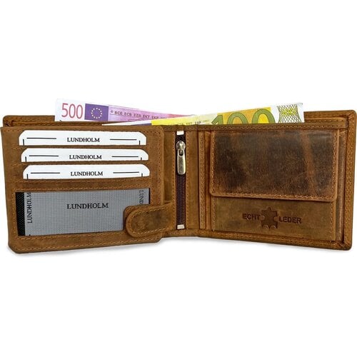 Lundholm Hunter – Slim Men's Wallet – Brown Lundholm Hunter – Slim Men's Wallet – Brown