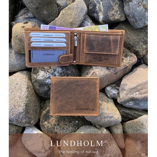 Lundholm Hunter – Slim Men's Wallet – Brown Lundholm Hunter – Slim Men's Wallet – Brown