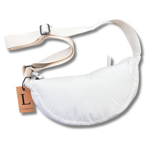 Lundholm Stavanger – Banana Belt Bag – White Lundholm Stavanger – Banana Belt Bag – White