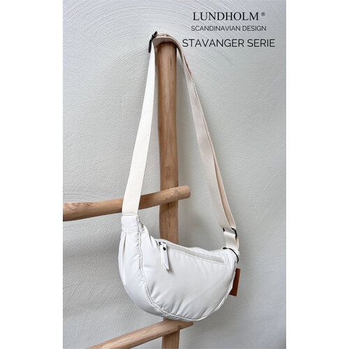 Lundholm Stavanger – Banana Belt Bag – White Lundholm Stavanger – Banana Belt Bag – White