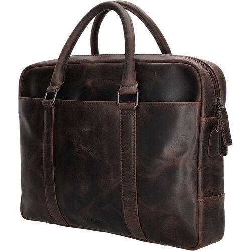 Lundholm Leren Laptoptas Heren 15 inch – Bruin Lundholm Leren Laptoptas Heren 15 inch – Bruin