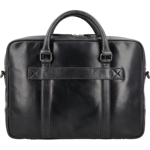 Lundholm Leren Laptoptas Heren 15 inch – Zwart Lundholm Leren Laptoptas Heren 15 inch – Zwart