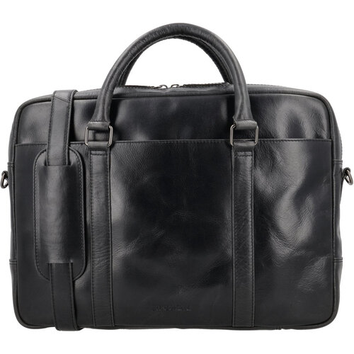 Lundholm Leren Laptoptas Heren 15 inch – Zwart Lundholm Leren Laptoptas Heren 15 inch – Zwart