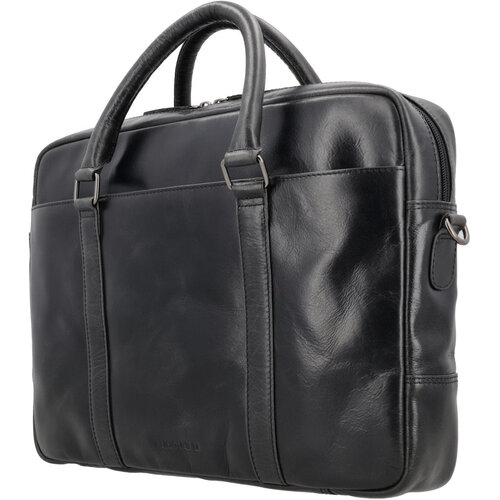 Lundholm Leren Laptoptas Heren 15 inch – Zwart Lundholm Leren Laptoptas Heren 15 inch – Zwart
