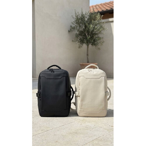 Lundholm Underseater – Handbagage Rugzak 40x30x20 met TSA-slot – Beige Lundholm Underseater – Handbagage Rugzak 40x30x20 met TSA-slot – Beige