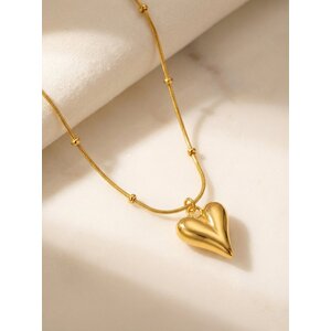 Lundholm Lovez – Ketting met Hartje Hanger – Goudkleurig Lundholm Lovez – Ketting met Hartje Hanger – Goudkleurig