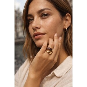 Lundholm Tiger – Verstelbare Ring met Tijgeroog Dames – Bruin Lundholm Tiger – Verstelbare Ring met Tijgeroog Dames – Bruin