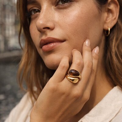 Tiger: ring met tijgeroog