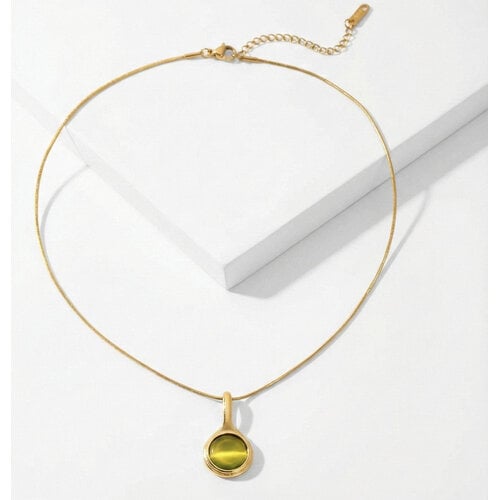 Lundholm Cecile – Fijne Ketting met Natuursteen – Goudkleurig Lundholm Cecile – Fijne Ketting met Natuursteen – Goudkleurig