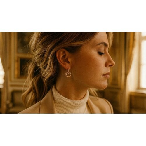Lundholm Nina – Doppelte Creolen Damen – Goldfarben Lundholm Nina – Doppelte Creolen Damen – Goldfarben