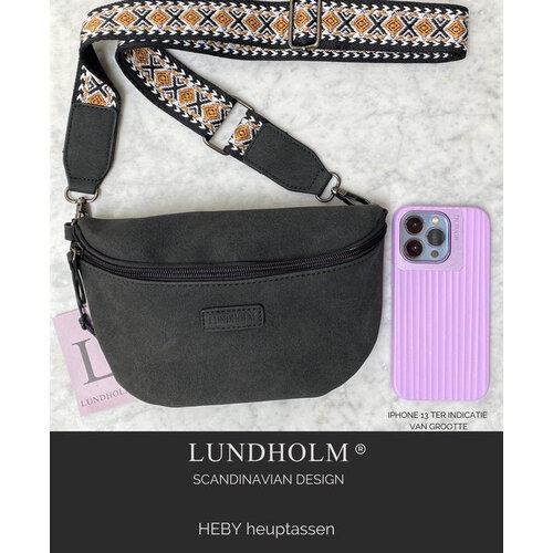 Lundholm Heby – Belt Bag with Wide Strap – Black Lundholm Heby – Belt Bag with Wide Strap – Black