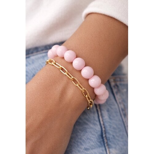 Lundholm Helsinki – Kralen Armband Dames met Bedel – Bordeaux Lundholm Helsinki – Kralen Armband Dames met Bedel – Bordeaux