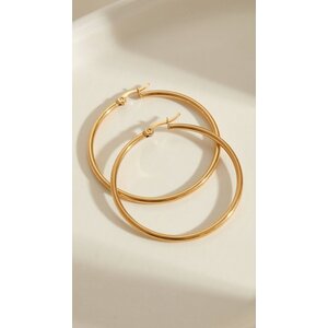 Lundholm Eefje – Creolen Hoops Oorbellen Dames 4 cm – Goudkleurig Lundholm Eefje – Creolen Hoops Oorbellen Dames 4 cm – Goudkleurig