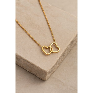 Lundholm Melia – Minimalistische Hartjesketting Dames – Goudkleurig Lundholm Melia – Minimalistische Hartjesketting Dames – Goudkleurig