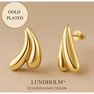 Lundholm Lana – Skulpturale Statement-Ohrstecker Damen – Goldfarben Lundholm Lana – Skulpturale Statement-Ohrstecker Damen – Goldfarben