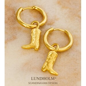 Lundholm Scarlett – Cowboylaarsjes Oorbellen Dames – Goudkleurig Lundholm Scarlett – Cowboylaarsjes Oorbellen Dames – Goudkleurig
