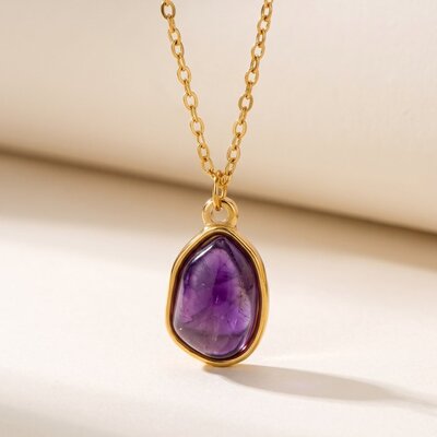 Rosan: ketting met amethist