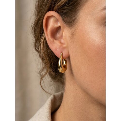 Lundholm Lundholm Macie Oorringen Dames Goudkleurig – Premium Stainless Steel Gold PVD Plated – Luxe Gouden Oorbellen Dames Goud Kleurig Lundholm Lundholm Macie Oorringen Dames Goudkleurig – Premium Stainless Steel Gold PVD Plated – Luxe Gouden Oorbellen Dames Goud Kleurig